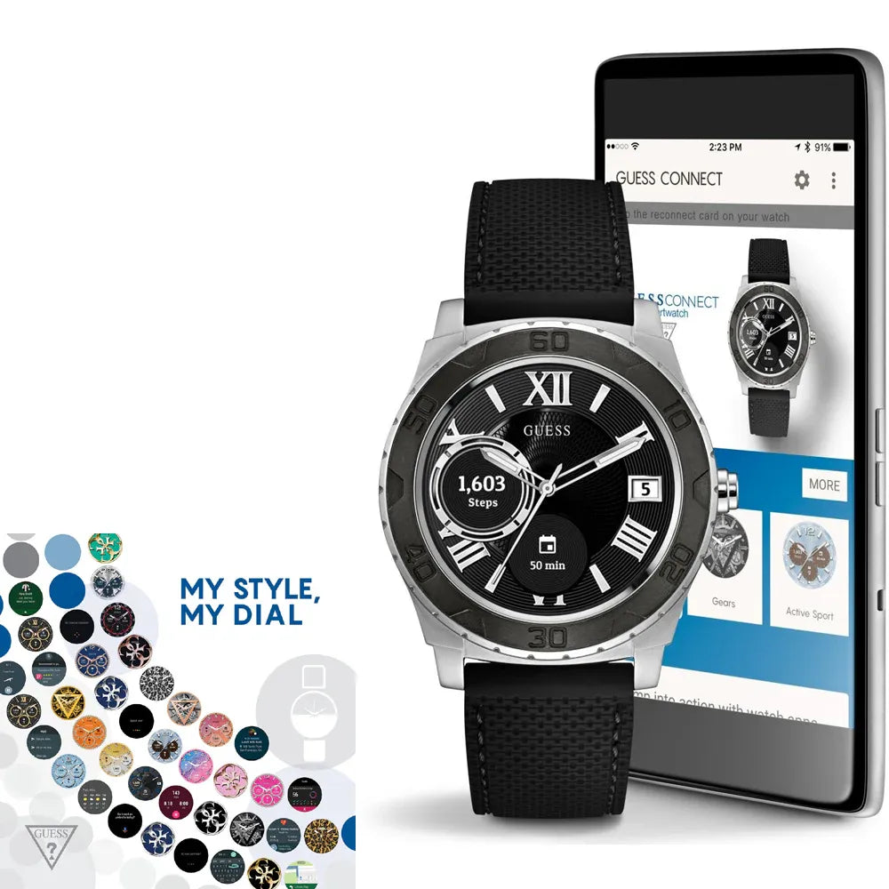 guess-connect-ace-c1001g1-smartwatch-fur-herren-fitness-and-style-markenuhren-jlr-design-1 - JLR Design