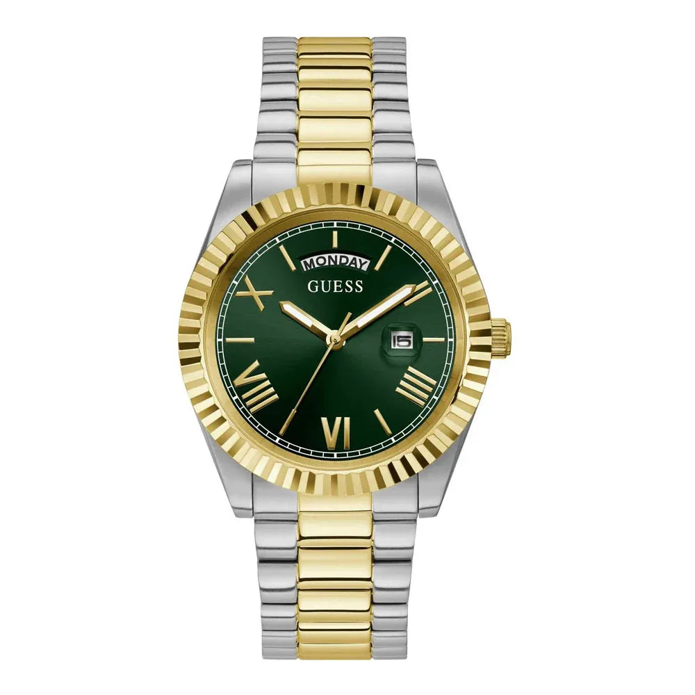 guess-connoisseur-herrenuhr-gw0265g8-grun-and-gold-markenuhren-jlr-design-1 - JLR Design