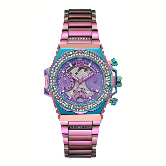 guess-damenuhr-fusion-gw0552l4-or-pinkes-zifferblatt-and-edelstahl-markenuhren-jlr-design-1 - JLR Design