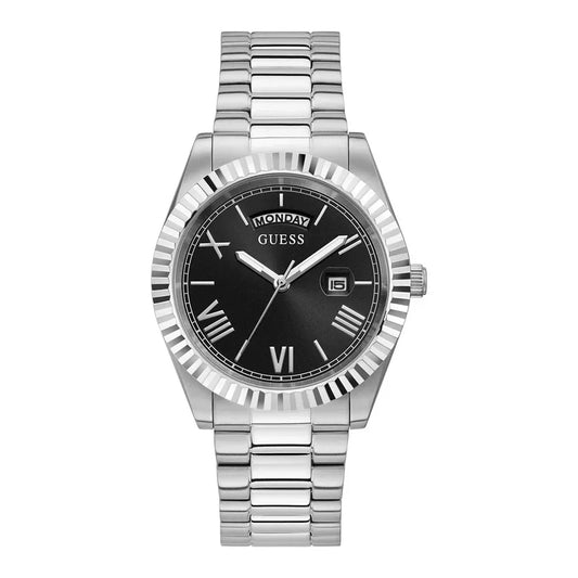 guess-herrenuhr-connoisseur-gw0265g1-schwarz-and-silber-markenuhren-jlr-design-1 - JLR Design