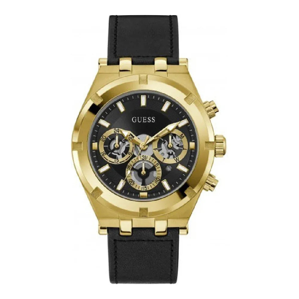 guess-herrenuhr-continental-gw0262g2-or-edelstahl-and-leder-markenuhren-jlr-design-1 - JLR Design