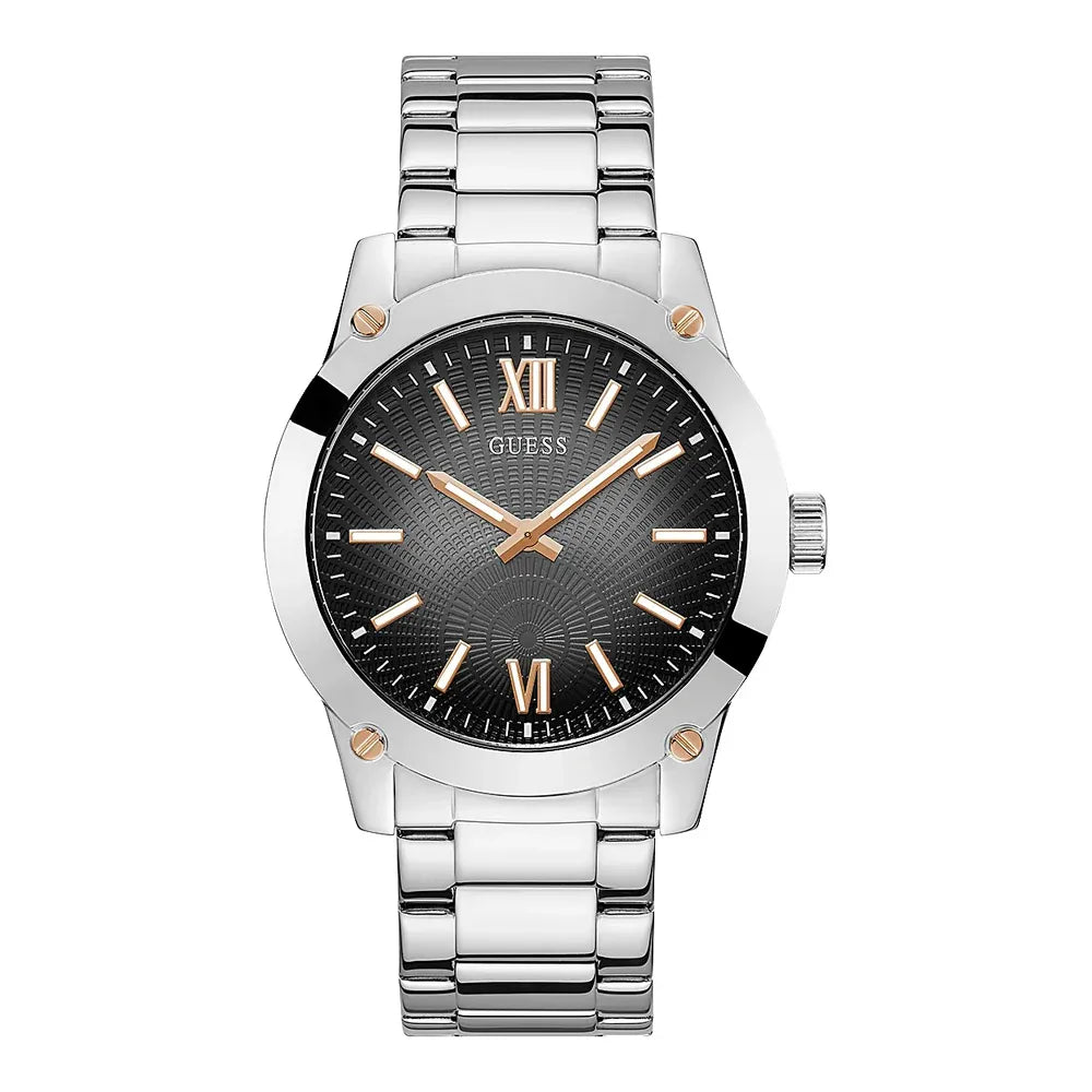 guess-herrenuhr-crescent-gw0574g1-silber-or-edelstahl-markenuhren-jlr-design-1 - JLR Design