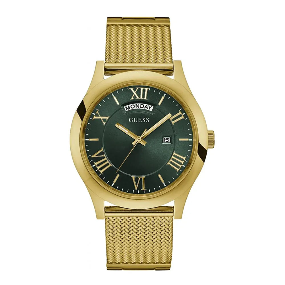 guess-herrenuhr-metropolitan-w0923g2-or-grun-and-gold-markenuhren-jlr-design-1 - JLR Design