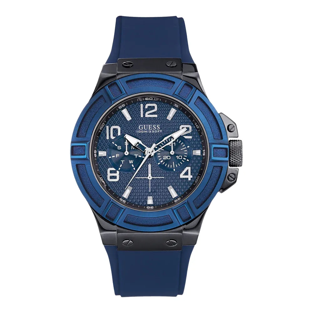 guess-herrenuhr-rigor-w0248g5-blau-and-edelstahl-markenuhren-jlr-design-1 - JLR Design