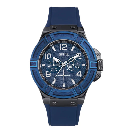 guess-herrenuhr-rigor-w0248g5-blau-and-edelstahl-markenuhren-jlr-design-1 - JLR Design