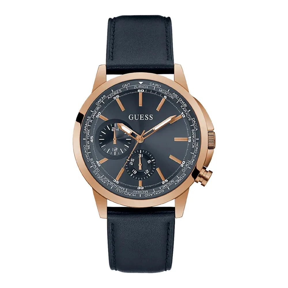guess-herrenuhr-spec-gw0540g2-weltzeit-and-lederarmband-markenuhren-jlr-design-1 - JLR Design