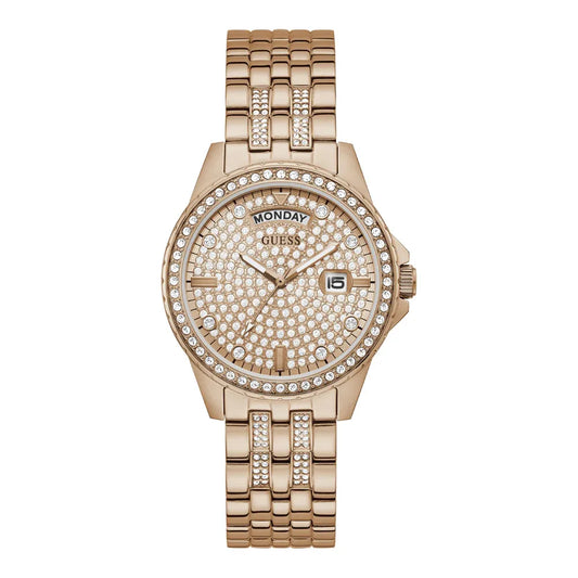 guess-lady-comet-rosegold-damenuhr-mit-steinbesatz-markenuhren-jlr-design-1 - JLR Design