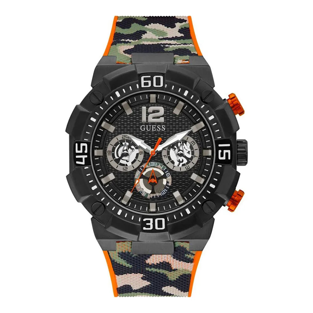 guess-navigator-herrenuhr-edelstahl-and-silikon-markenuhren-jlr-design-1 - JLR Design