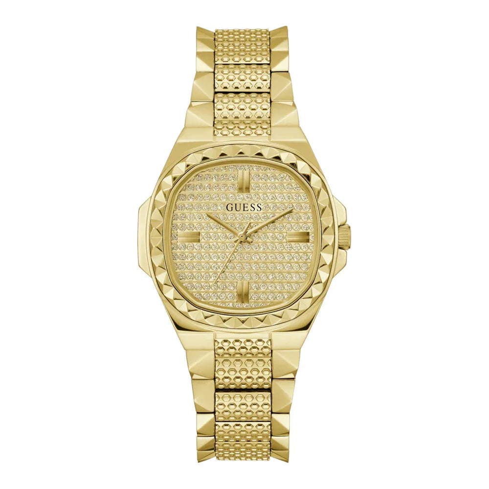 guess-rebellious-damenuhr-goldene-eleganz-markenuhren-jlr-design-1 - JLR Design