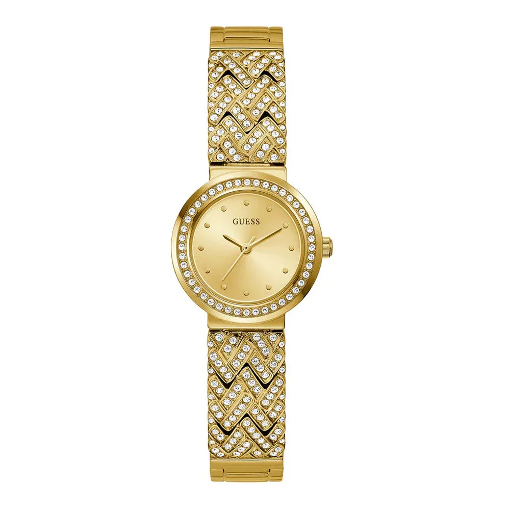 guess-treasure-damenuhr-goldene-eleganz-markenuhren-jlr-design-1 - JLR Design