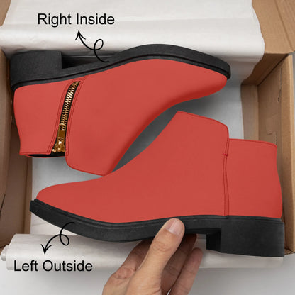 harley-davidson-red-elegante-reissverschluss-stiefeletten-stiefeletten-jlr-design-8 - JLR Design