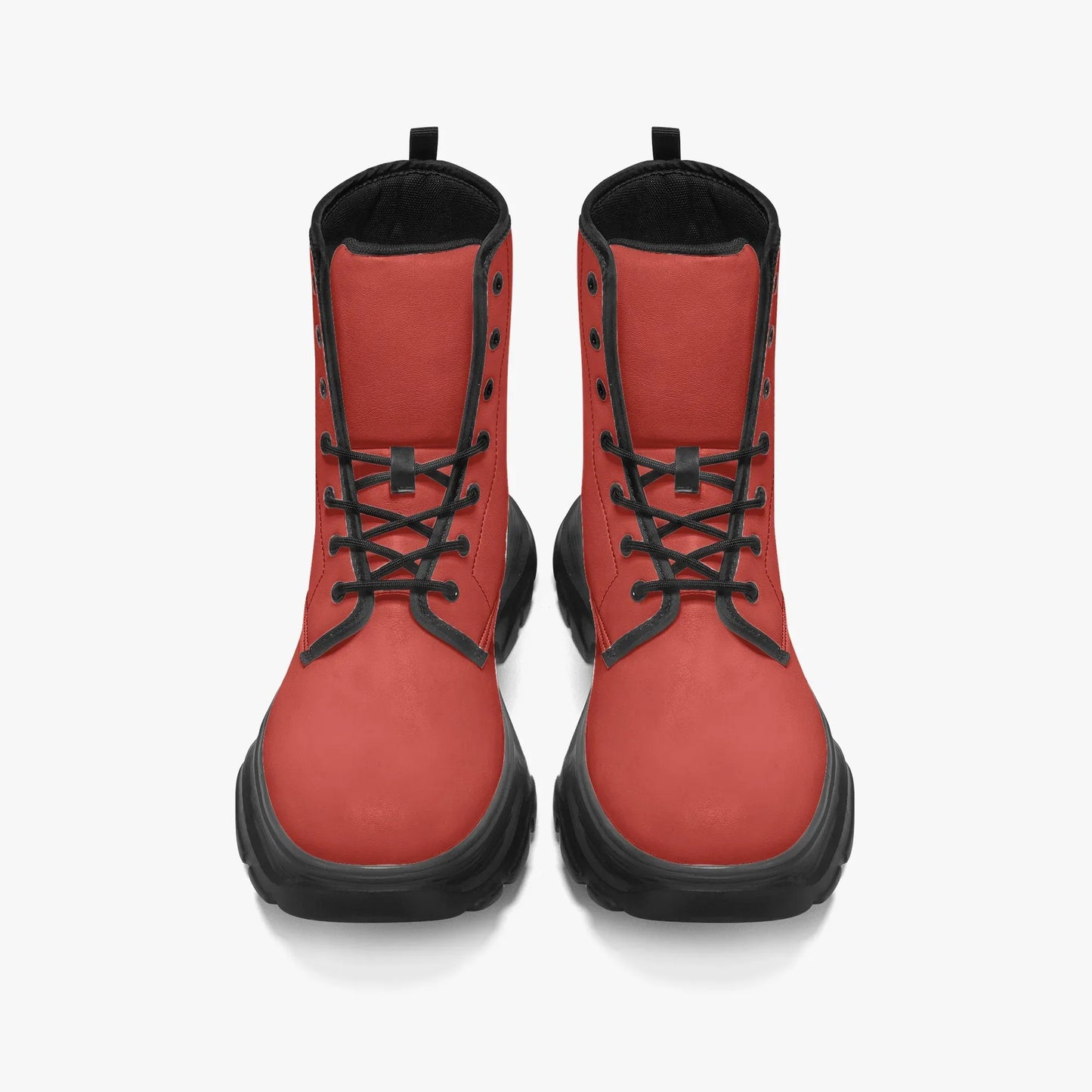 harley-davidson-red-leather-chunky-boots-boots-jlr-design-5 - JLR Design