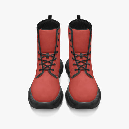 harley-davidson-red-leather-chunky-boots-boots-jlr-design-5 - JLR Design