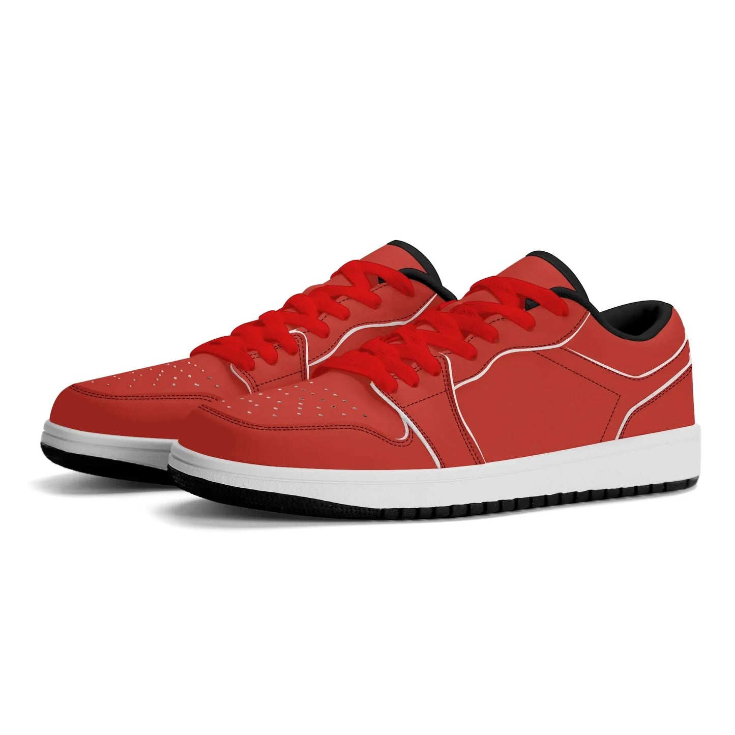 harley-davidson-red-low-top-leder-sneaker-fur-damen-sneaker-jlr-design-8 - JLR Design