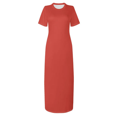 harley-davidson-red-short-sleeve-long-dress-long-dress-jlr-design-3 - JLR Design