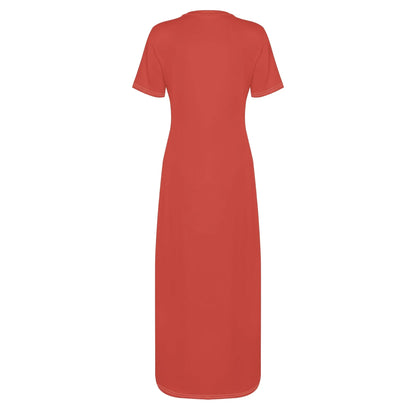 harley-davidson-red-short-sleeve-long-dress-long-dress-jlr-design-4 - JLR Design