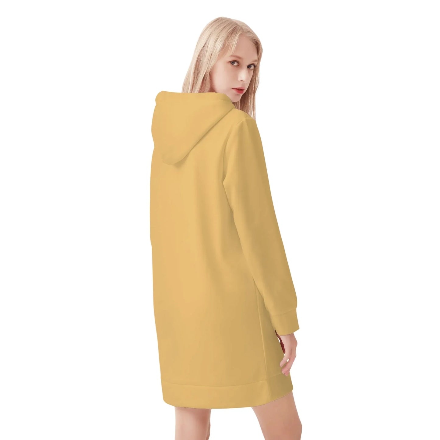 harvest-gold-damen-hoodiekleid-warmes-velvet-kapuzenkleid-aus-weichem-samt-fleece-hoodiekleid-jlr-design-2 - JLR Design