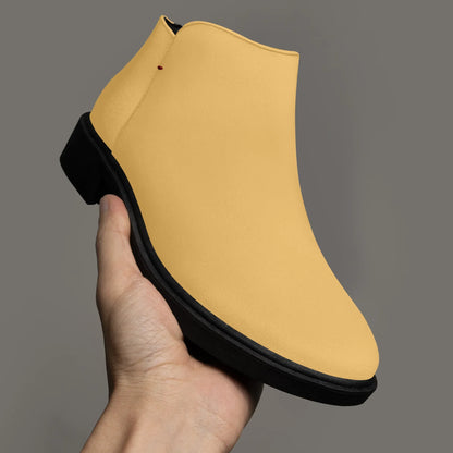 harvest-gold-elegante-reissverschluss-stiefeletten-stiefeletten-jlr-design-3 - JLR Design