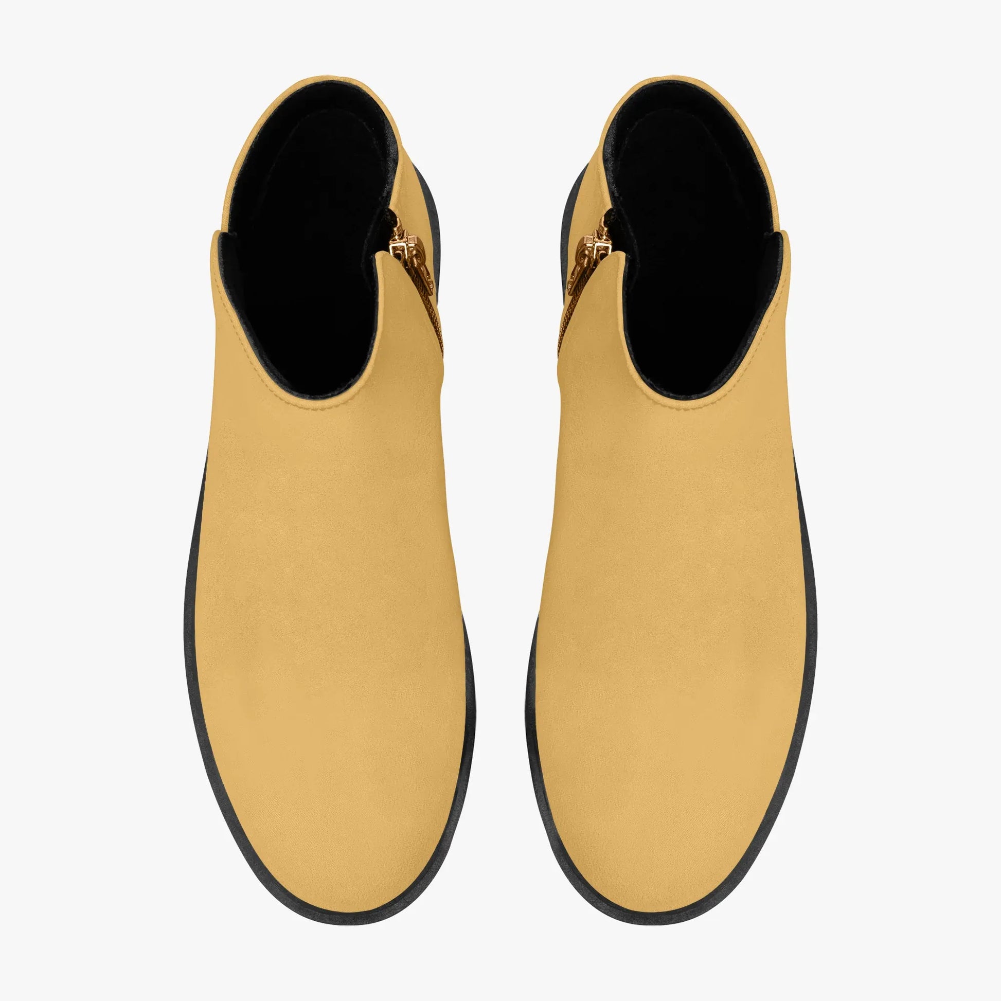 harvest-gold-elegante-reissverschluss-stiefeletten-stiefeletten-jlr-design-7 - JLR Design