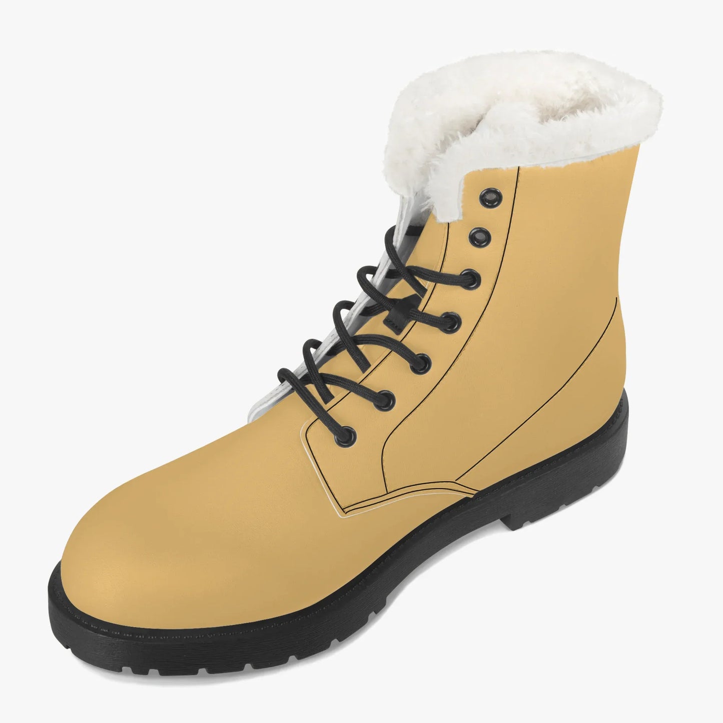 harvest-gold-faux-fur-leder-boots-boots-jlr-design-3 - JLR Design