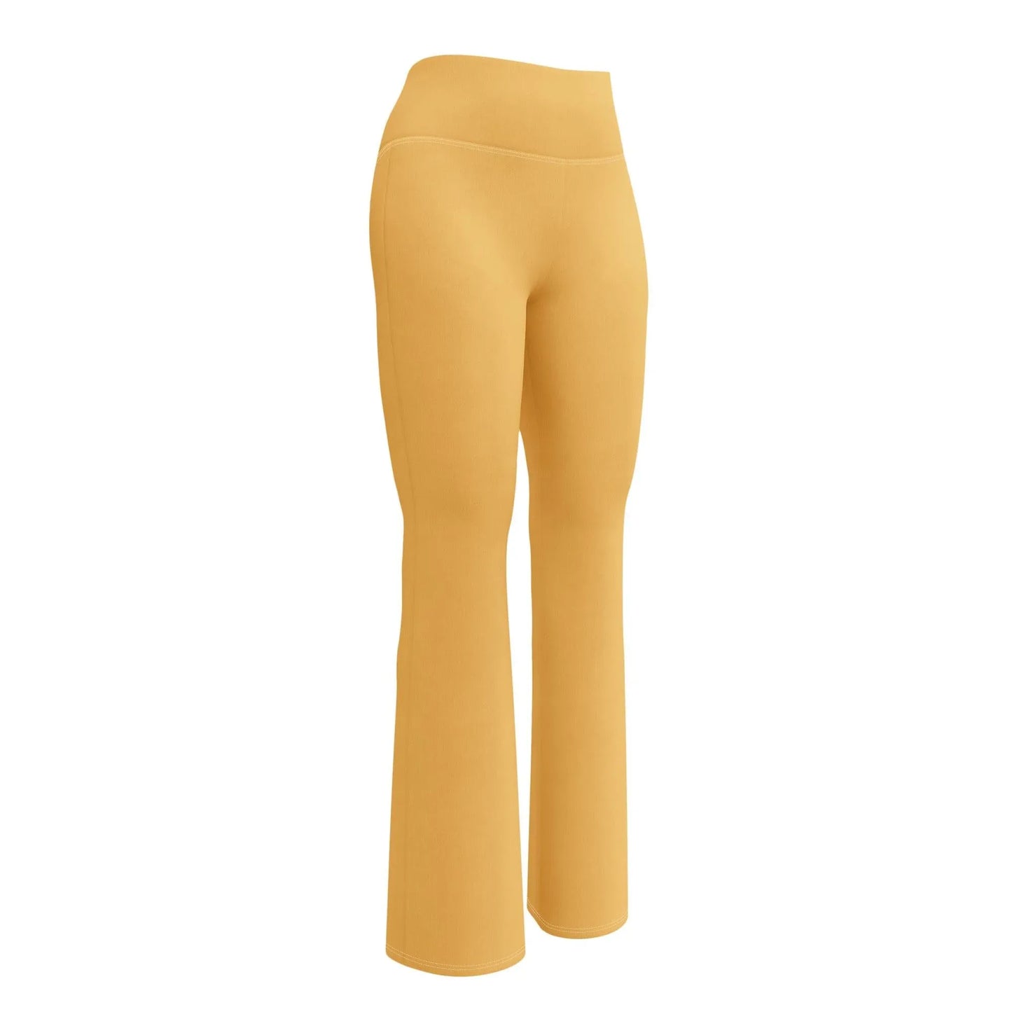 harvest-gold-high-waist-flare-leggings-flare-leggings-jlr-design-10 - JLR Design