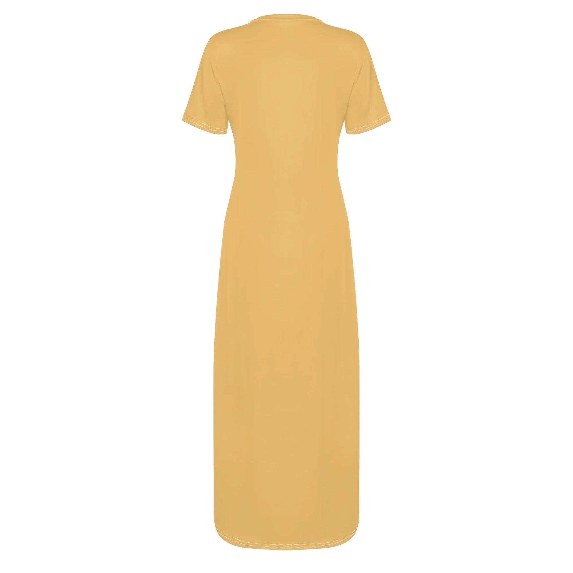 harvest-gold-short-sleeve-long-dress-long-dress-jlr-design-4 - JLR Design