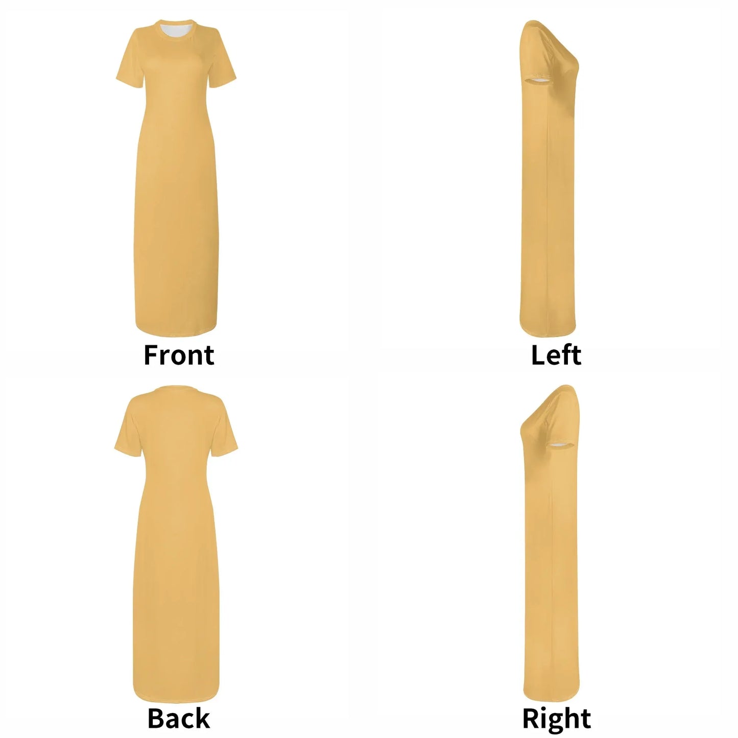 harvest-gold-short-sleeve-long-dress-long-dress-jlr-design-7 - JLR Design
