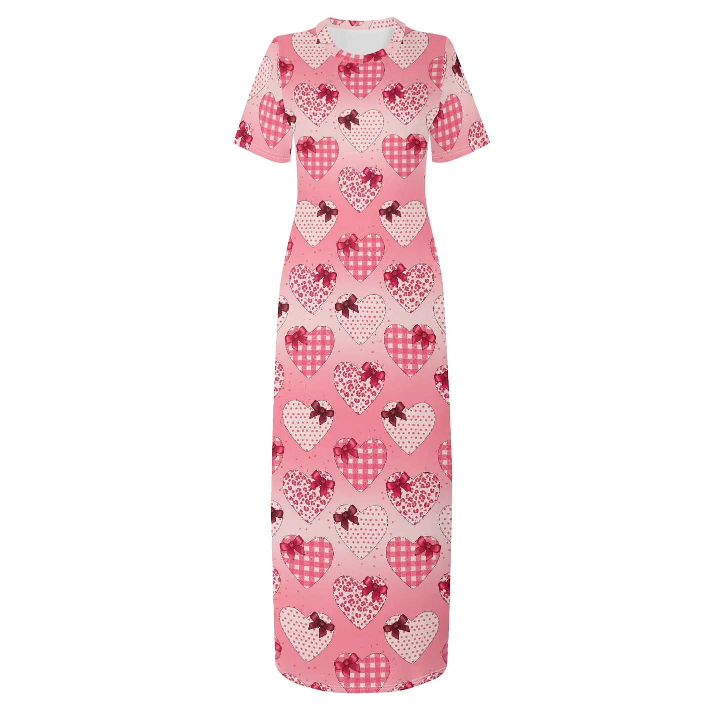 hearts-short-sleeve-long-dress-long-dress-jlr-design-3 - JLR Design