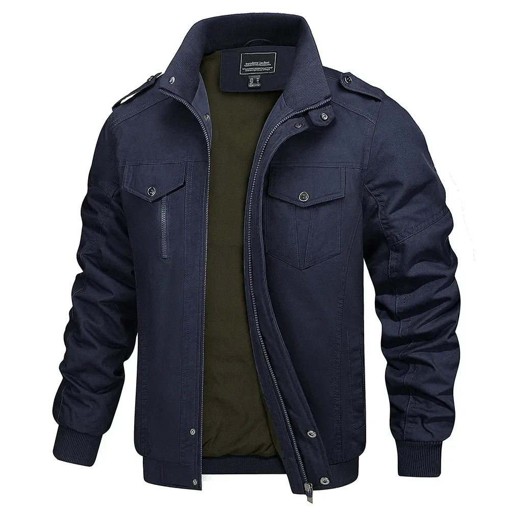 herren-bomberjacke-aus-baumwolle-leichte-ubergangsjacke-im-safari-stil-mit-cargo-taschen-bomberjacke-jlr-design-10 - JLR Design