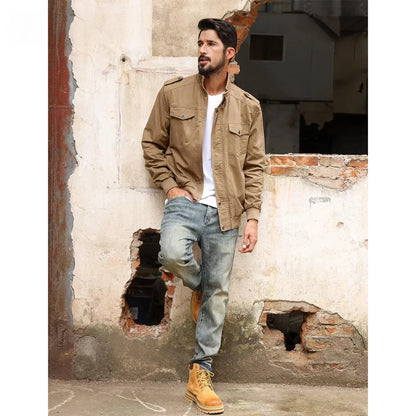 herren-bomberjacke-aus-baumwolle-leichte-ubergangsjacke-im-safari-stil-mit-cargo-taschen-bomberjacke-jlr-design-5 - JLR Design