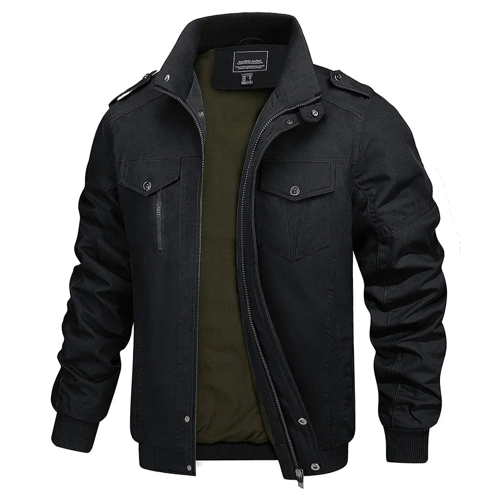 herren-bomberjacke-aus-baumwolle-leichte-ubergangsjacke-im-safari-stil-mit-cargo-taschen-bomberjacke-jlr-design-8 - JLR Design