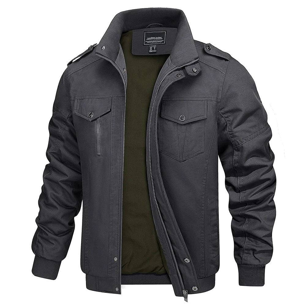 herren-bomberjacke-aus-baumwolle-leichte-ubergangsjacke-im-safari-stil-mit-cargo-taschen-bomberjacke-jlr-design-9 - JLR Design