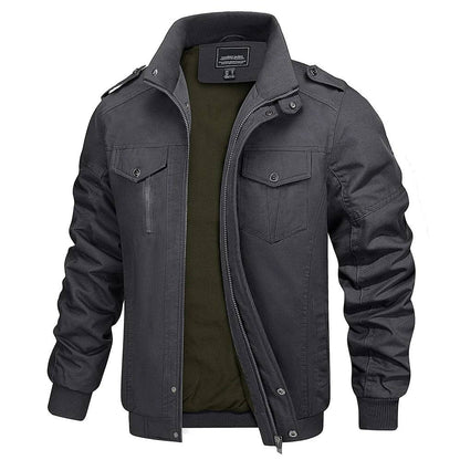 herren-bomberjacke-aus-baumwolle-leichte-ubergangsjacke-im-safari-stil-mit-cargo-taschen-bomberjacke-jlr-design-9 - JLR Design