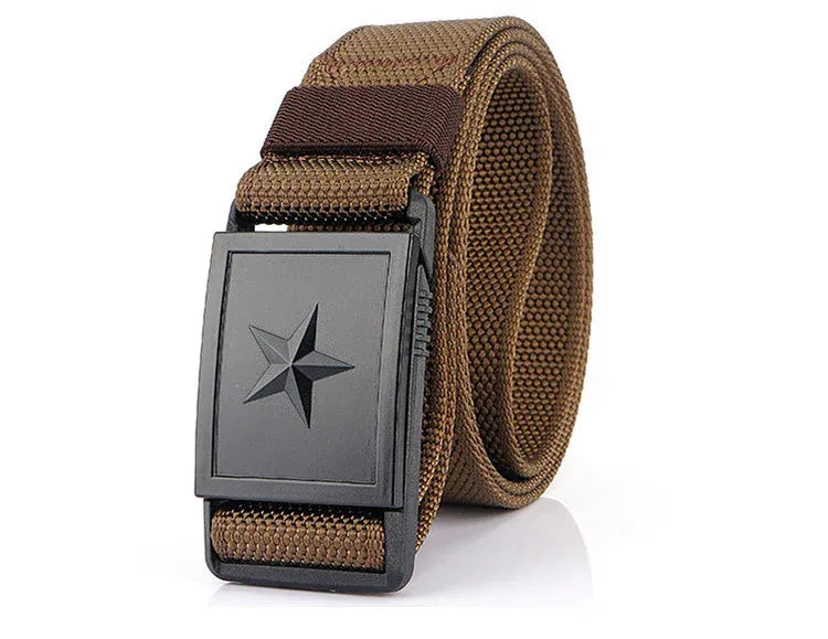 herren-canvas-gurtel-mit-magnetverschluss-robuster-stoffgurtel-mit-stern-design-gurtel-jlr-design-4 - JLR Design