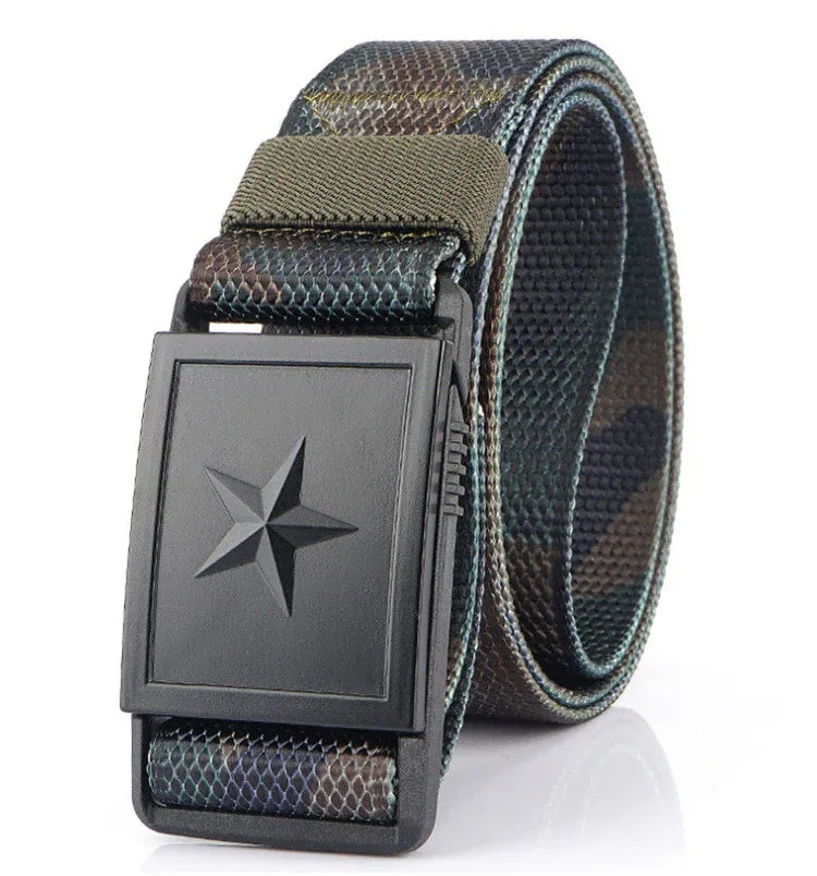 herren-canvas-gurtel-mit-magnetverschluss-robuster-stoffgurtel-mit-stern-design-gurtel-jlr-design-7 - JLR Design