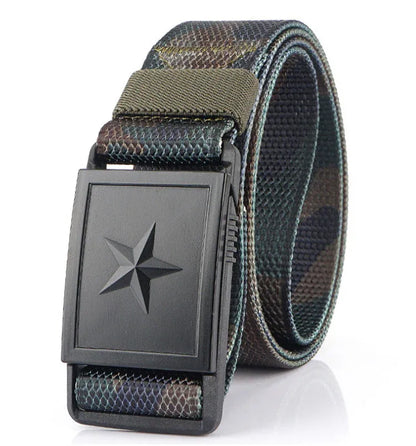 herren-canvas-gurtel-mit-magnetverschluss-robuster-stoffgurtel-mit-stern-design-gurtel-jlr-design-7 - JLR Design
