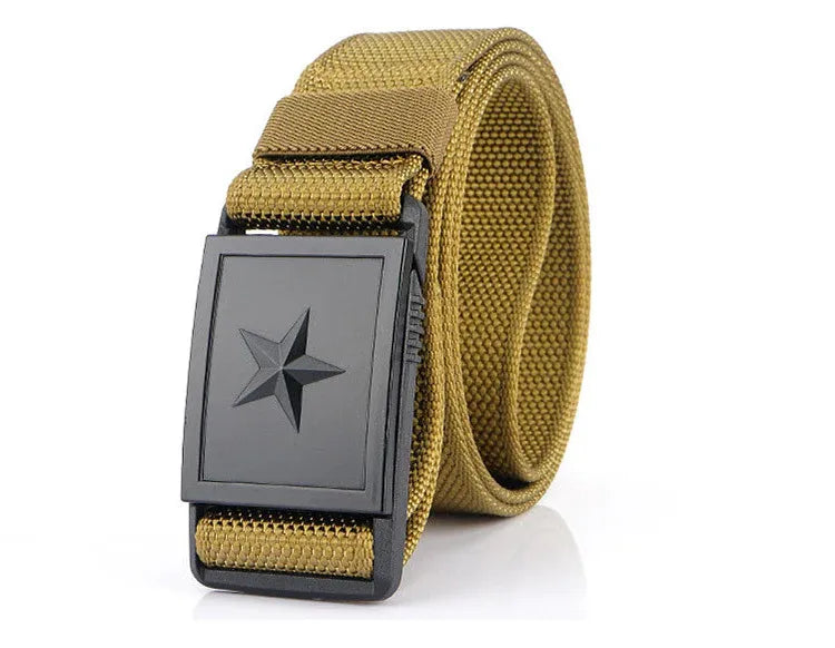 herren-canvas-gurtel-mit-magnetverschluss-robuster-stoffgurtel-mit-stern-design-gurtel-jlr-design-9 - JLR Design