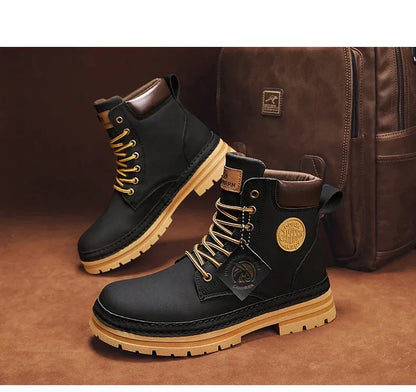 herren-stiefel-aus-echtleder-robuste-chelsea-boots-mit-schnurung-and-rutschfester-gummisohle-stiefel-jlr-design-10 - JLR Design