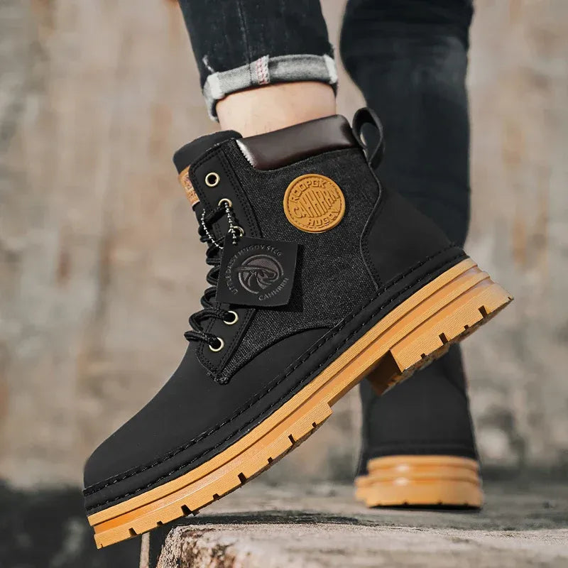 herren-stiefel-aus-echtleder-robuste-chelsea-boots-mit-schnurung-and-rutschfester-gummisohle-stiefel-jlr-design-5 - JLR Design