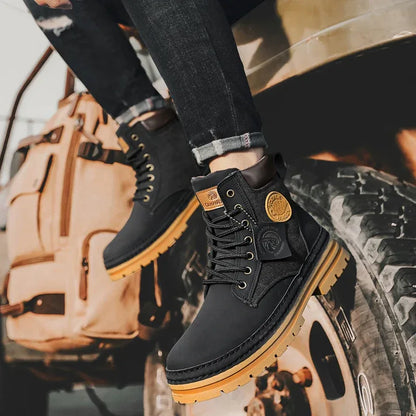 herren-stiefel-aus-echtleder-robuste-chelsea-boots-mit-schnurung-and-rutschfester-gummisohle-stiefel-jlr-design-6 - JLR Design