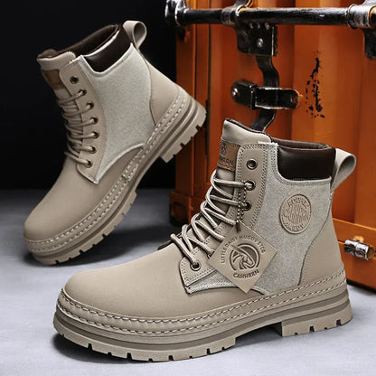 herren-stiefel-aus-echtleder-robuste-chelsea-boots-mit-schnurung-and-rutschfester-gummisohle-stiefel-jlr-design-8 - JLR Design