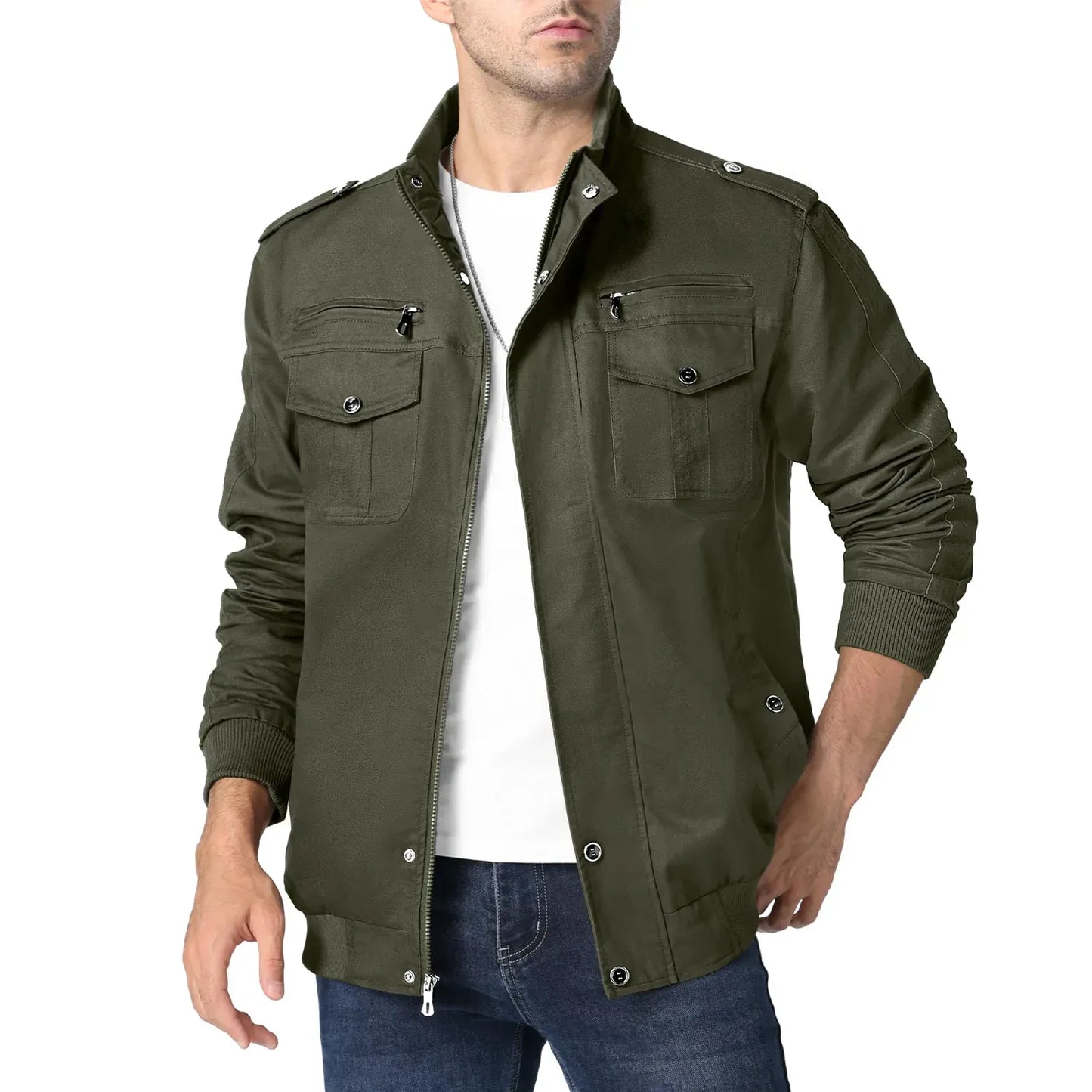 herren-vintage-bomberjacke-mit-stehkragen-stylische-ubergangsjacke-mit-7-taschen-bomberjacke-jlr-design-20 - JLR Design