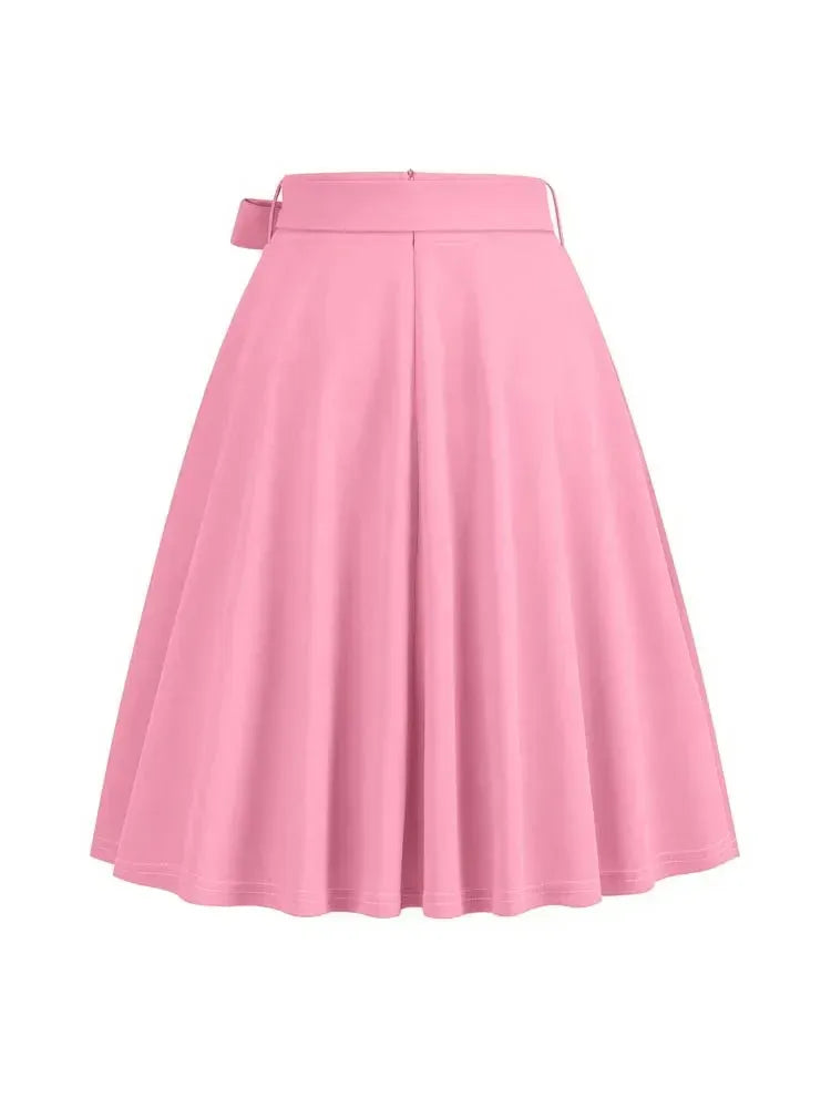 high-waist-bikini-skirt-or-eleganter-midi-rock-in-a-linie-mit-schleife-or-weicher-strickstoff-and-figurformende-passform-midi-rock-jlr-design-11 - JLR Design