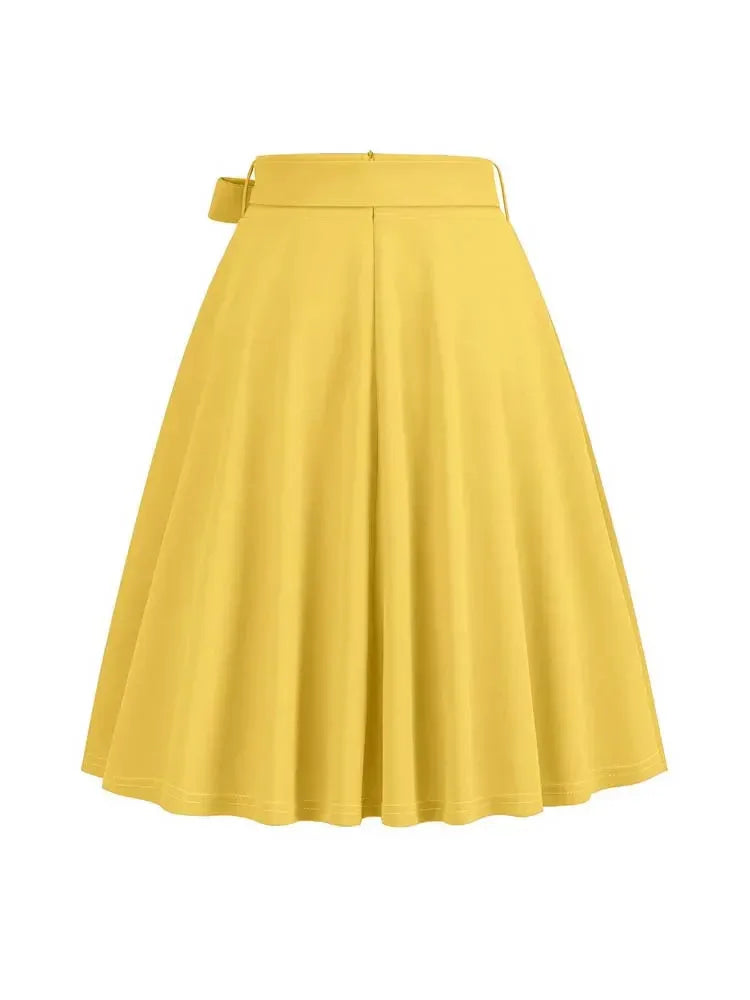 high-waist-bikini-skirt-or-eleganter-midi-rock-in-a-linie-mit-schleife-or-weicher-strickstoff-and-figurformende-passform-midi-rock-jlr-design-12 - JLR Design