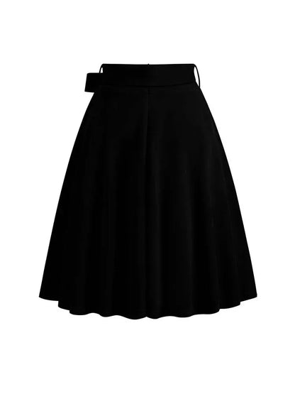 high-waist-bikini-skirt-or-eleganter-midi-rock-in-a-linie-mit-schleife-or-weicher-strickstoff-and-figurformende-passform-midi-rock-jlr-design-15 - JLR Design