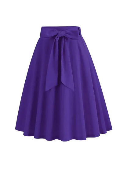 high-waist-bikini-skirt-or-eleganter-midi-rock-in-a-linie-mit-schleife-or-weicher-strickstoff-and-figurformende-passform-midi-rock-jlr-design-16 - JLR Design