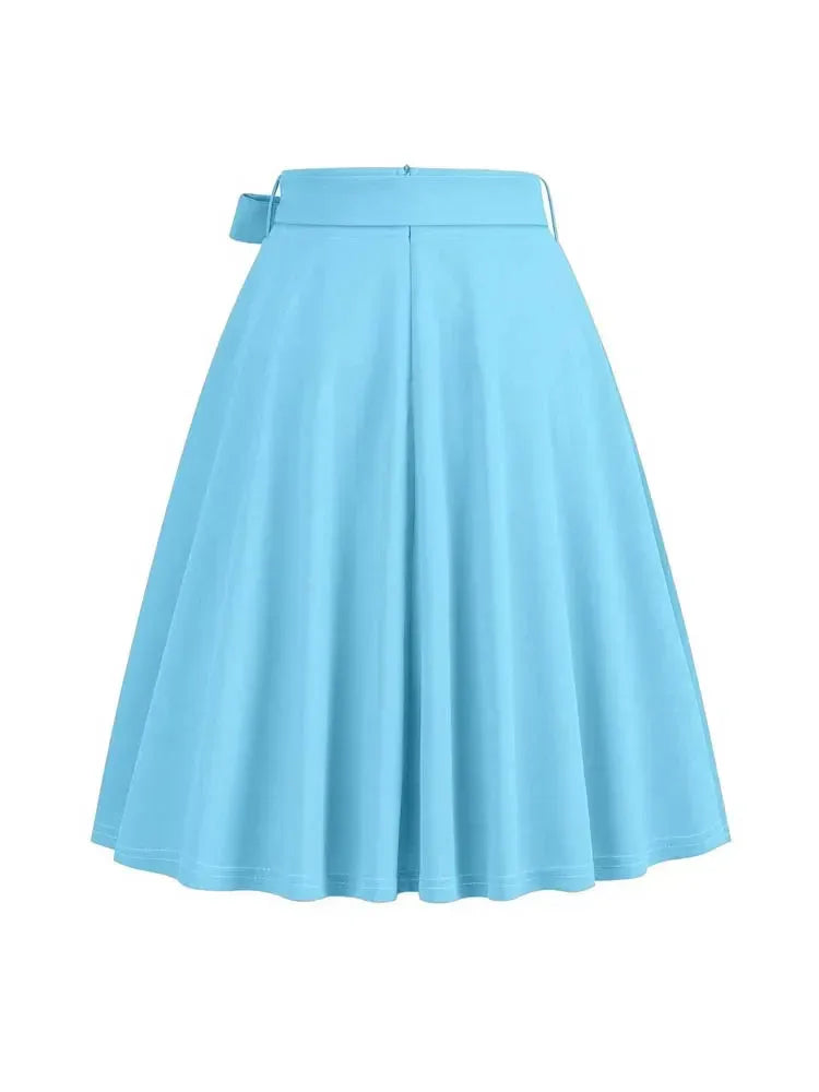 high-waist-bikini-skirt-or-eleganter-midi-rock-in-a-linie-mit-schleife-or-weicher-strickstoff-and-figurformende-passform-midi-rock-jlr-design-2 - JLR Design