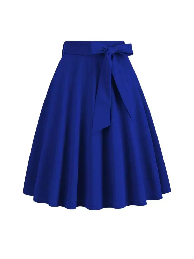 high-waist-bikini-skirt-or-eleganter-midi-rock-in-a-linie-mit-schleife-or-weicher-strickstoff-and-figurformende-passform-midi-rock-jlr-design-5 - JLR Design