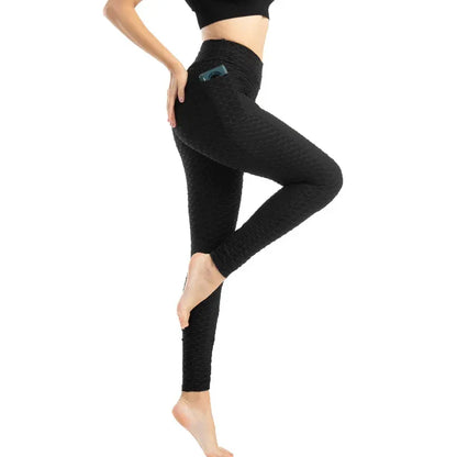 high-waist-leggings-mit-waben-design-leggings-jlr-design-20 - JLR Design