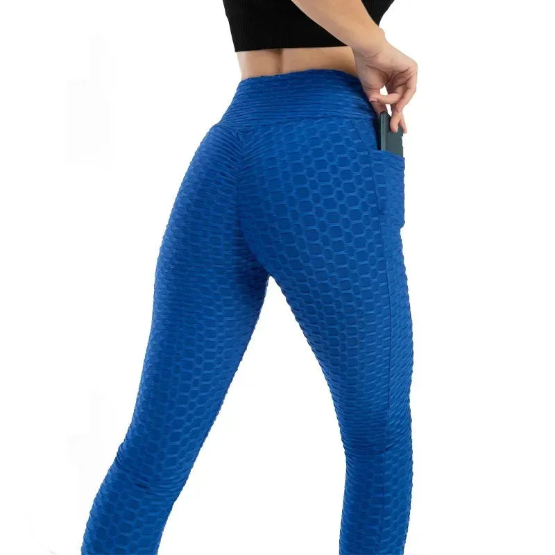 high-waist-leggings-mit-waben-design-leggings-jlr-design-4 - JLR Design